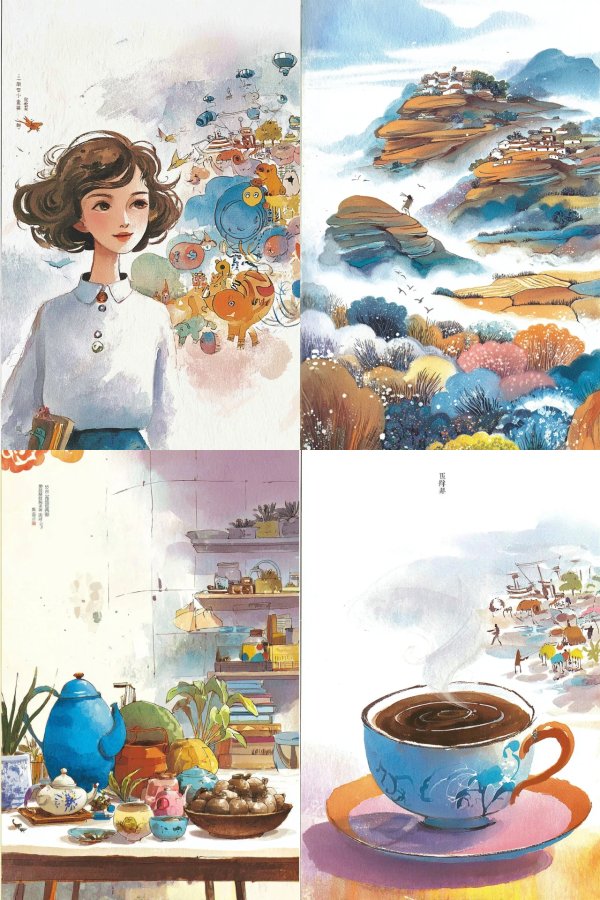 Whimsical Dreamscape Portrait