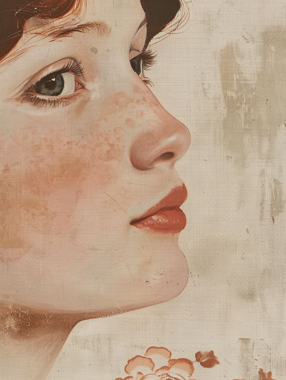 Ethereal Floral Portrait Study