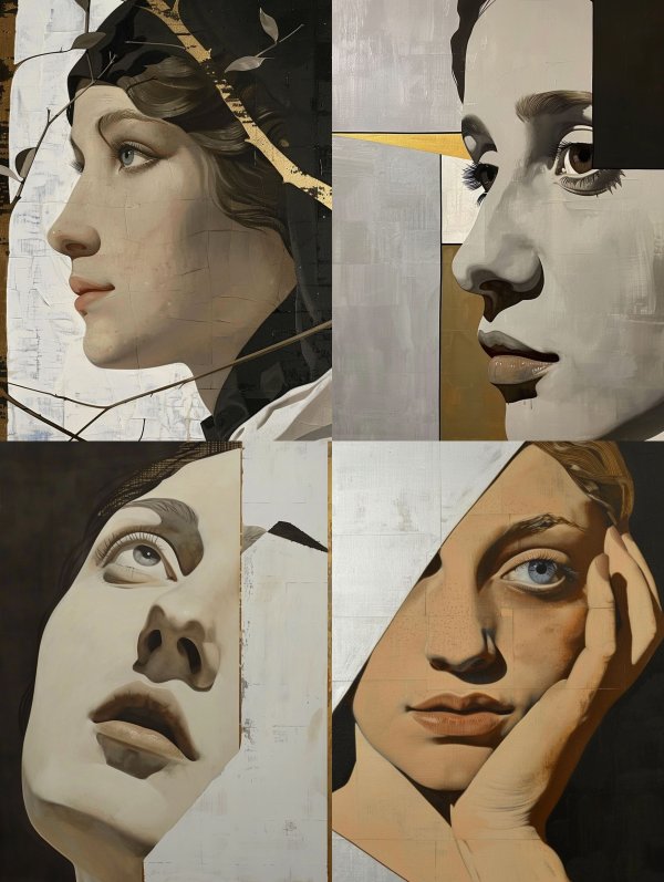 Gilded Fragmented Grace