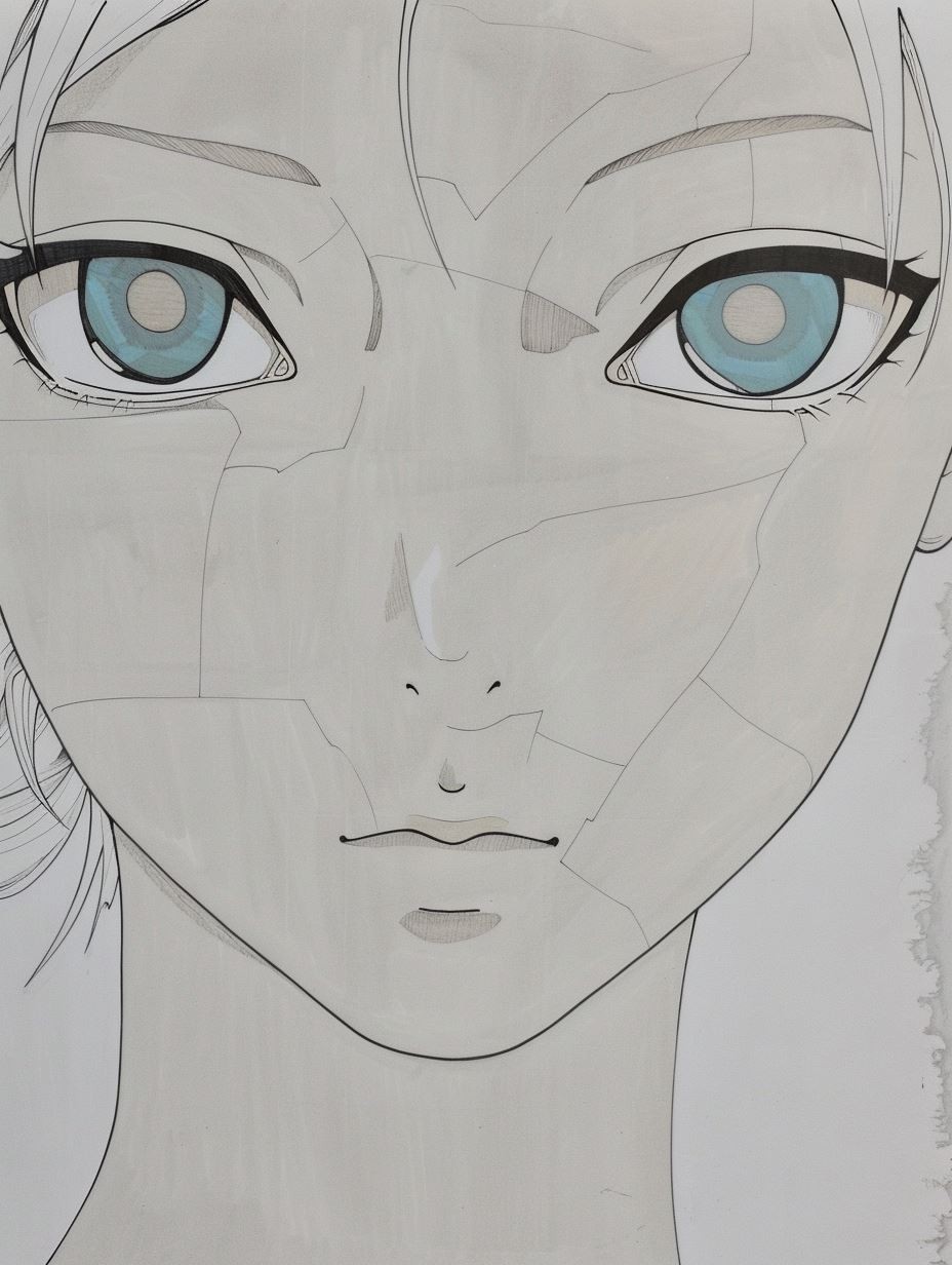 Ethereal Ink Gaze