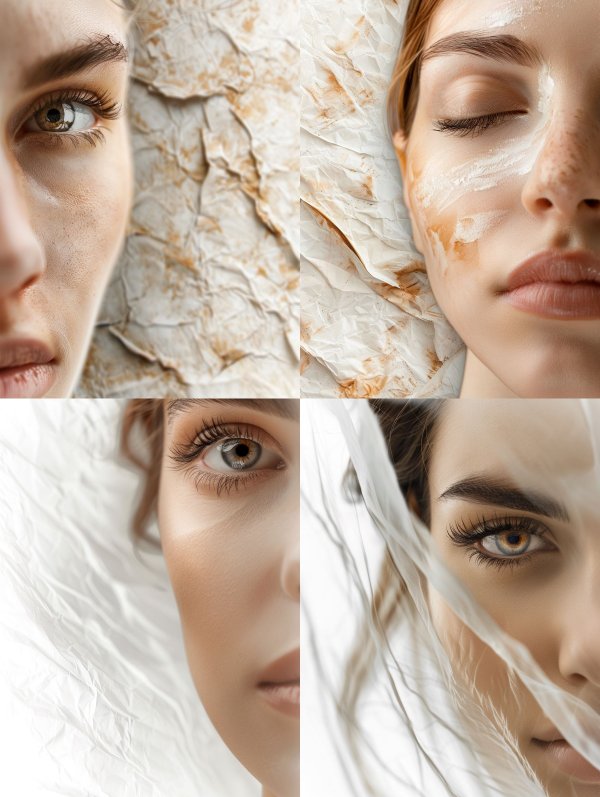 Ethereal Textures of Human Skin