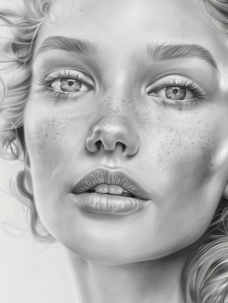 Ethereal Monochrome Portrait Study