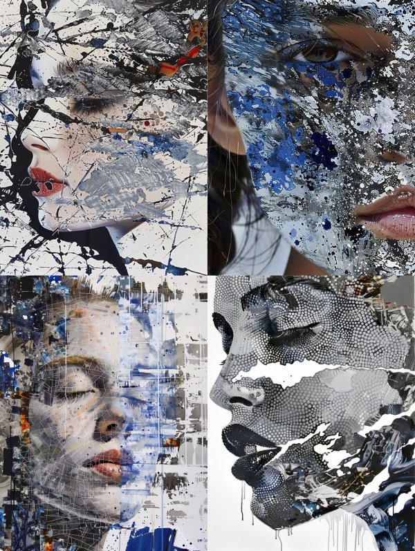 Fractured Ethereal Beauty