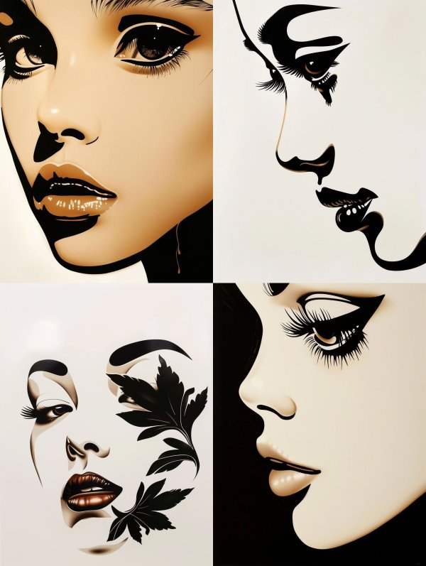 Gilded Noir Elegance