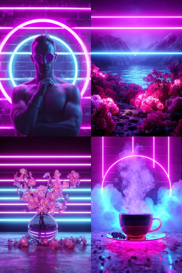 Neon Pulse Portrait