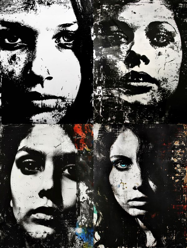 Ink Shadow Portrait