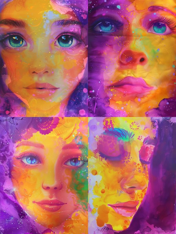 Prismatic Dream of Ethereal Light