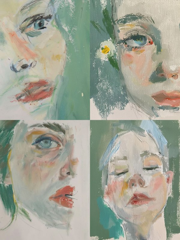Ethereal Pastel Portrait