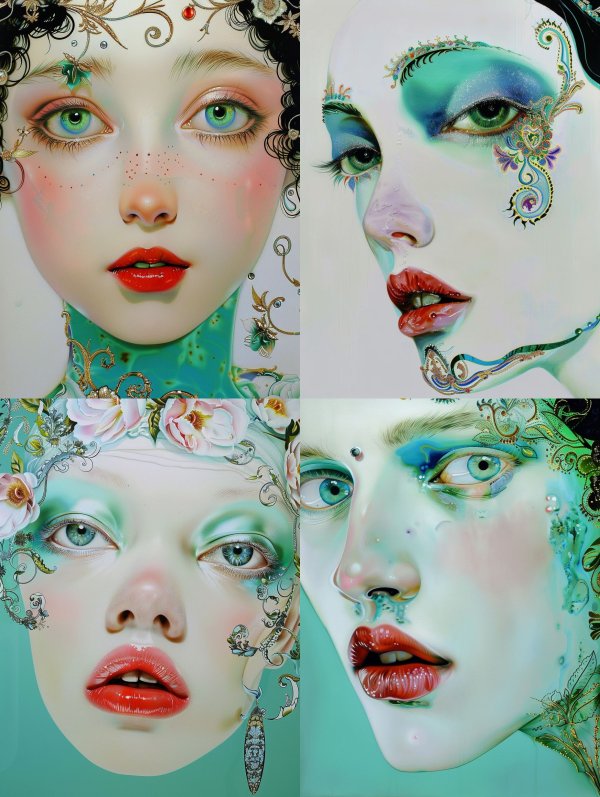 Ethereal Surrealist Portrait Study