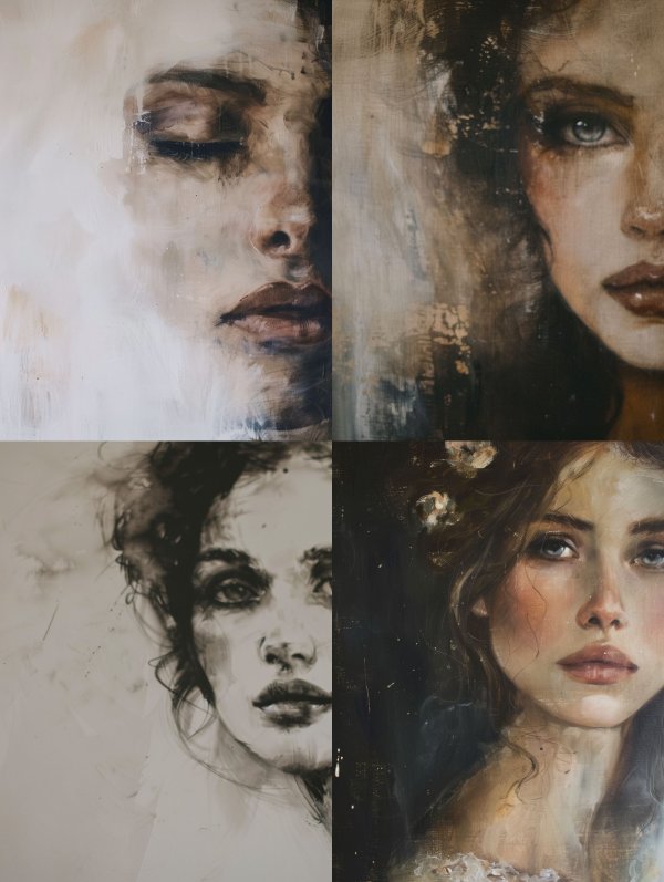 Fragmented Echoes of a Face