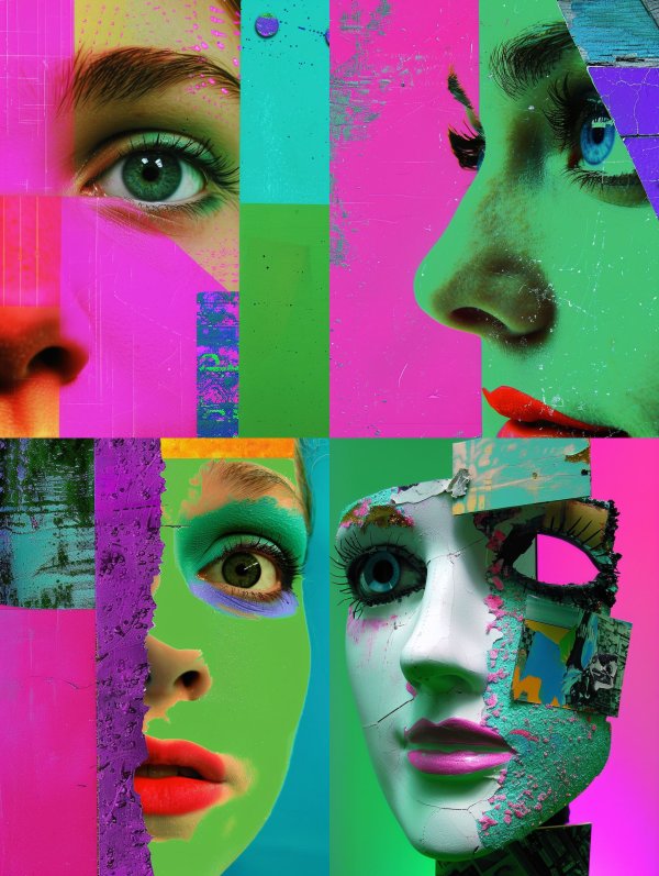Neon Glitch Vision