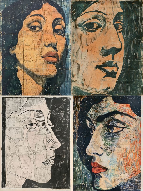 Weathered Portrait of Timeless Grace