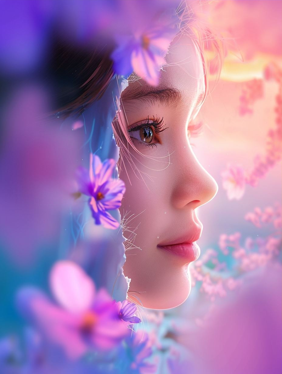 Ethereal Dream of Pastel Light