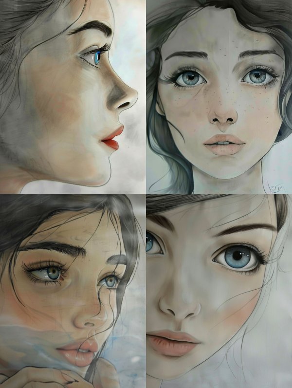 Ethereal Digital Portraiture Study