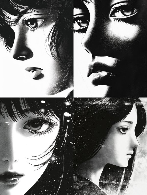 Noir Manga Elegance