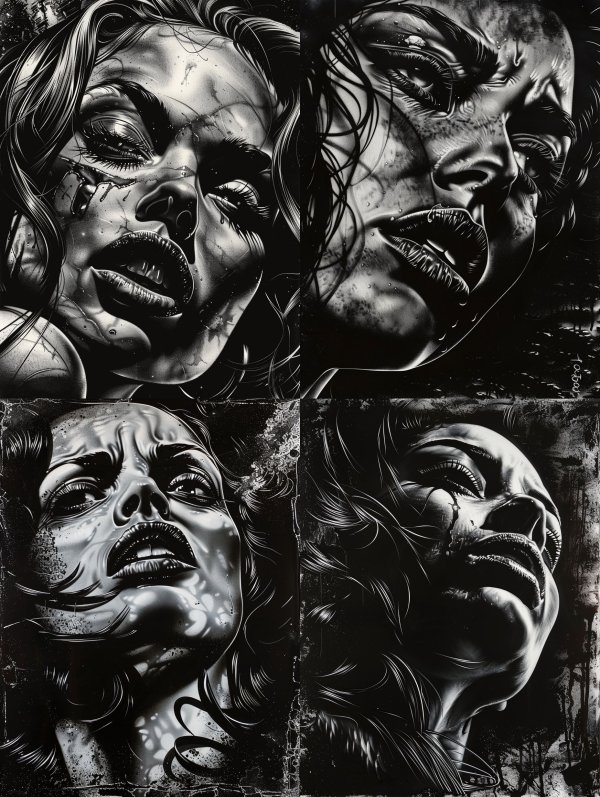 Dark Gothic Noir Portrait