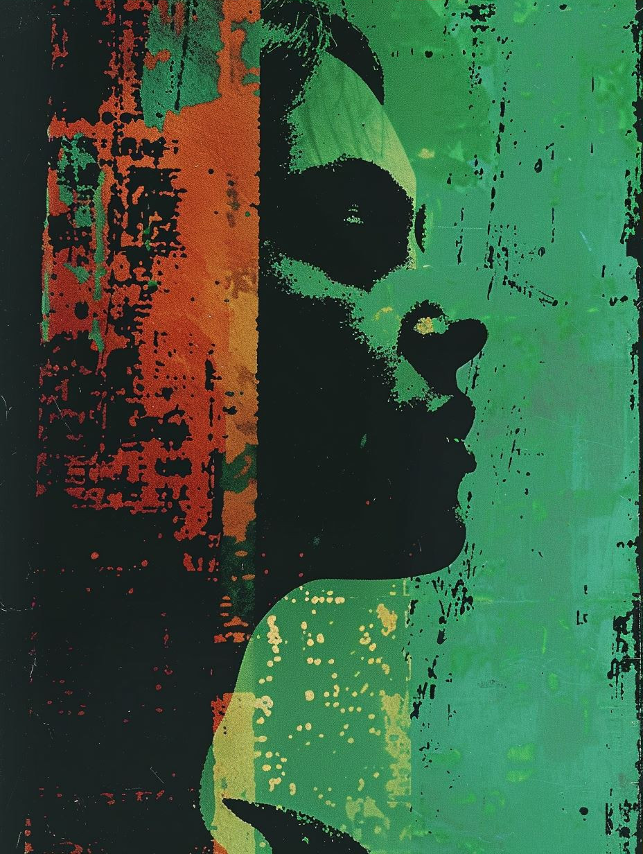 Neon Grunge Portrait