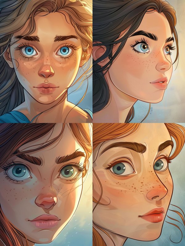 Ethereal Gaze of Golden Hour