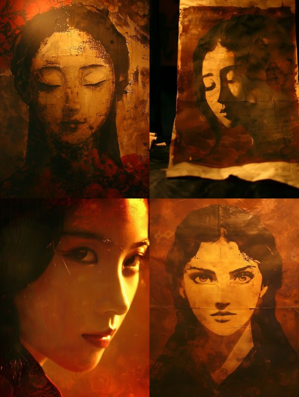 Ethereal Golden Portraiture Study