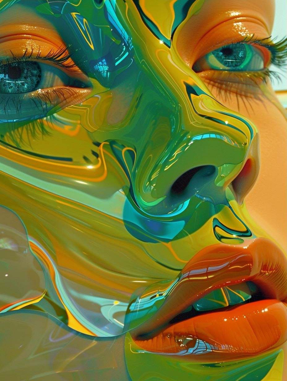 Liquid Prism Portrait - Image 3