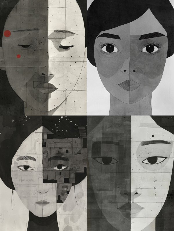 Fragmented Duality in Monochrome