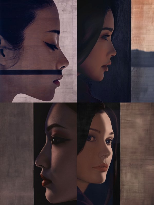 Mysterious Shadows of Feminine Grace