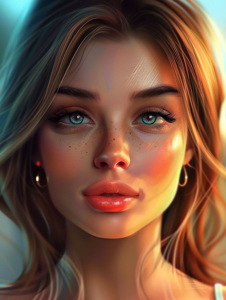 Golden Hour Ethereal Portrait