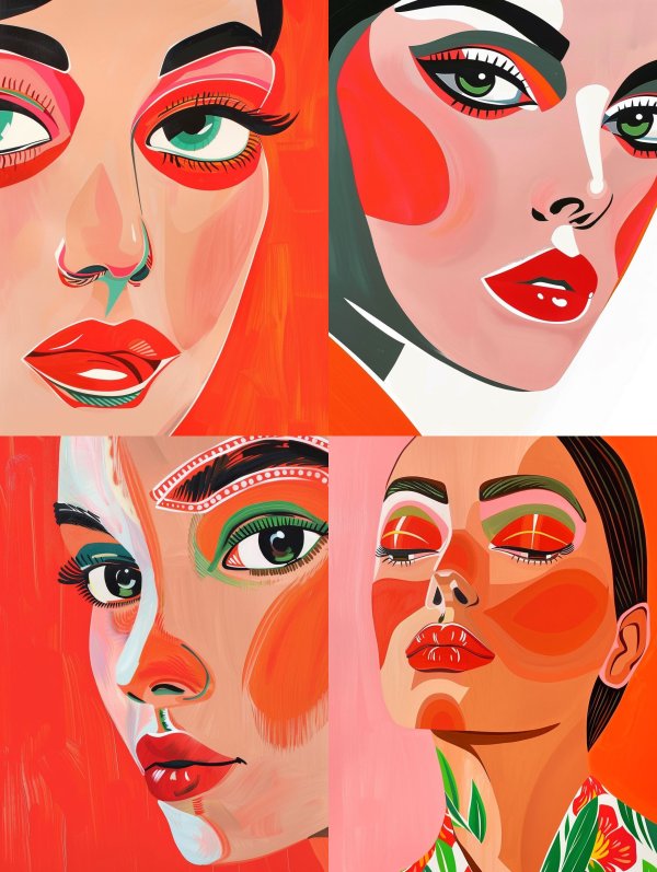 Vibrant Pop Art Portraiture