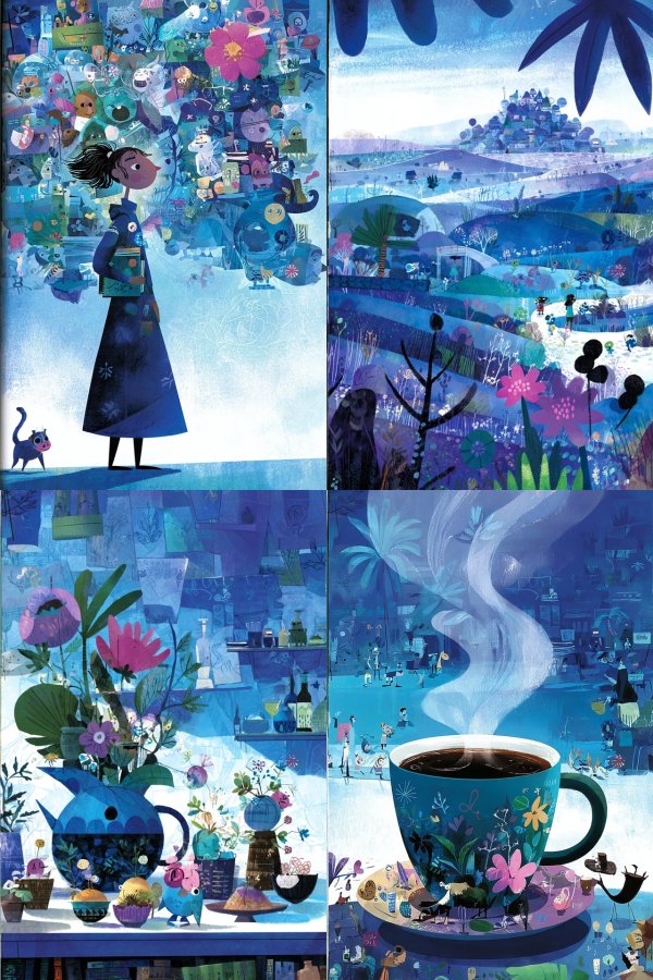 Dreamy Azure Imaginarium