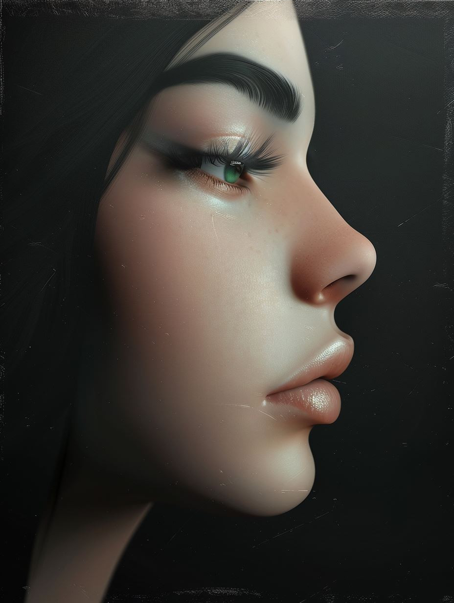 Ethereal Dewy Portrait Study