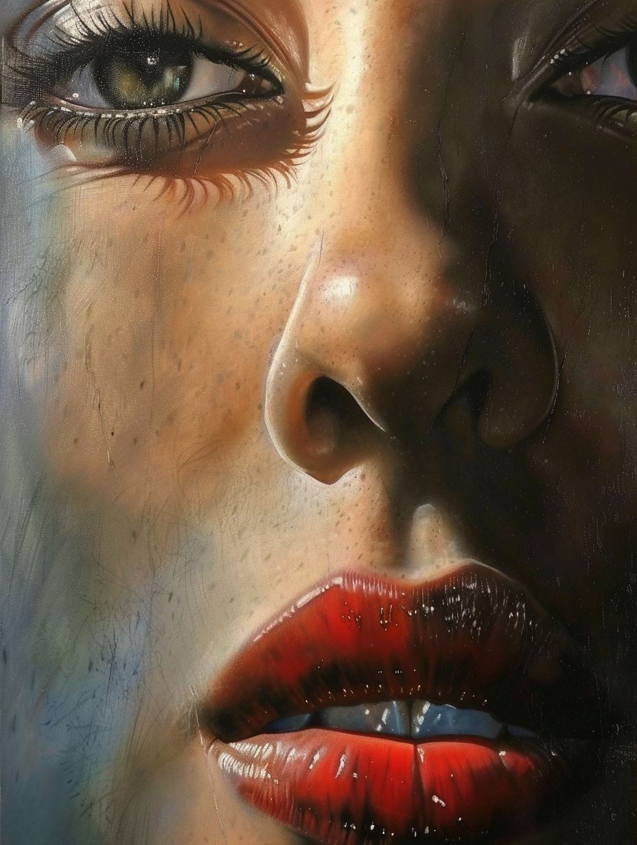 Hyper-Realistic Ethereal Portrait Study