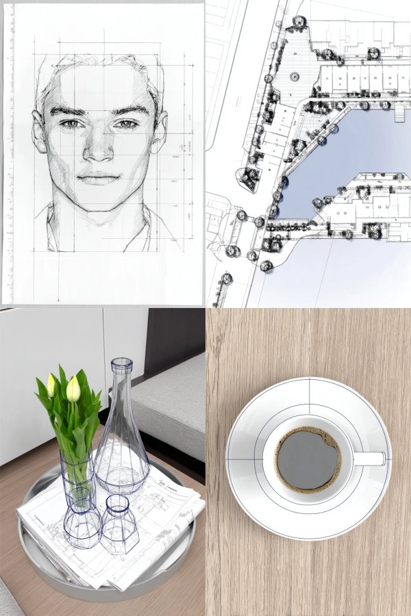 Architectural Portrait Study