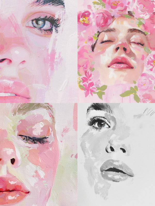 Pastel Dream Portrait