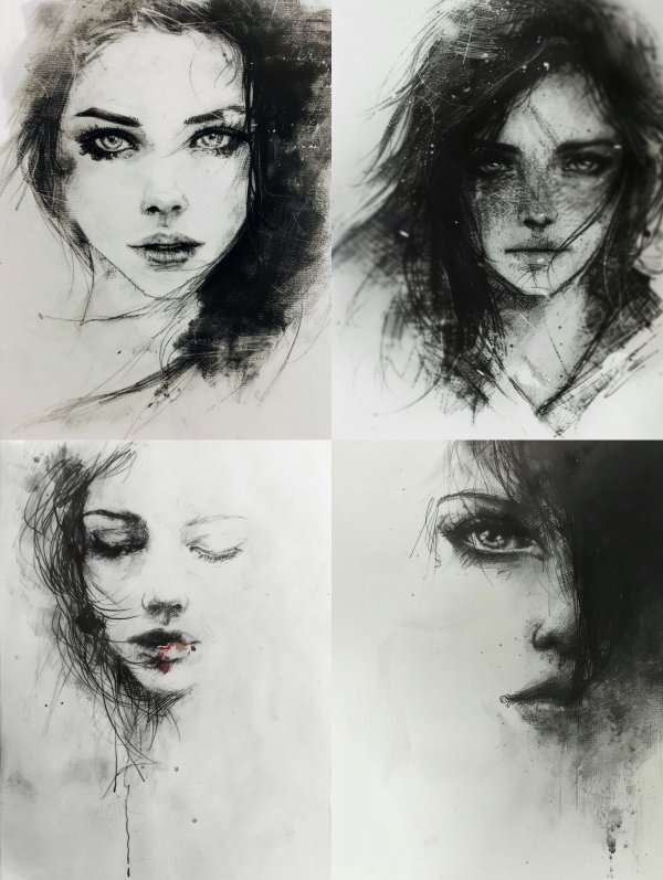 Charcoal Soul Portrait