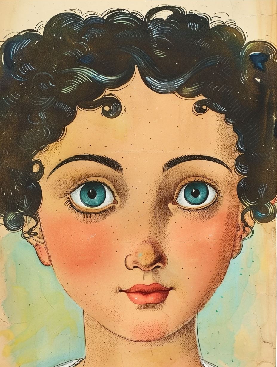 Sun Kissed Watercolor Gaze 2