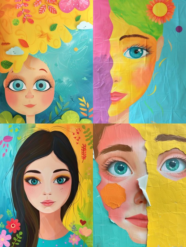 Whimsical Dreamscape Portrait