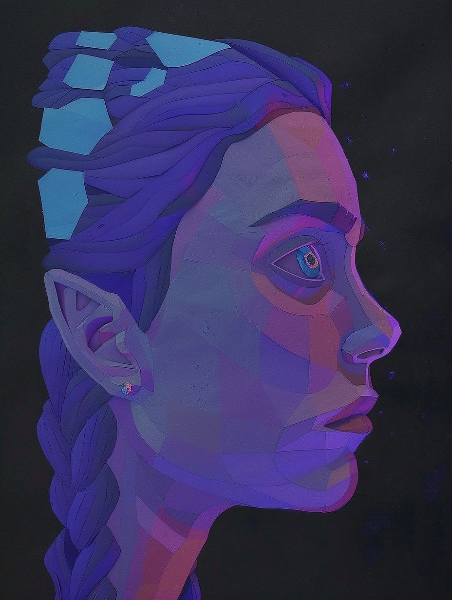 Ethereal Neon Cybernetic Soul