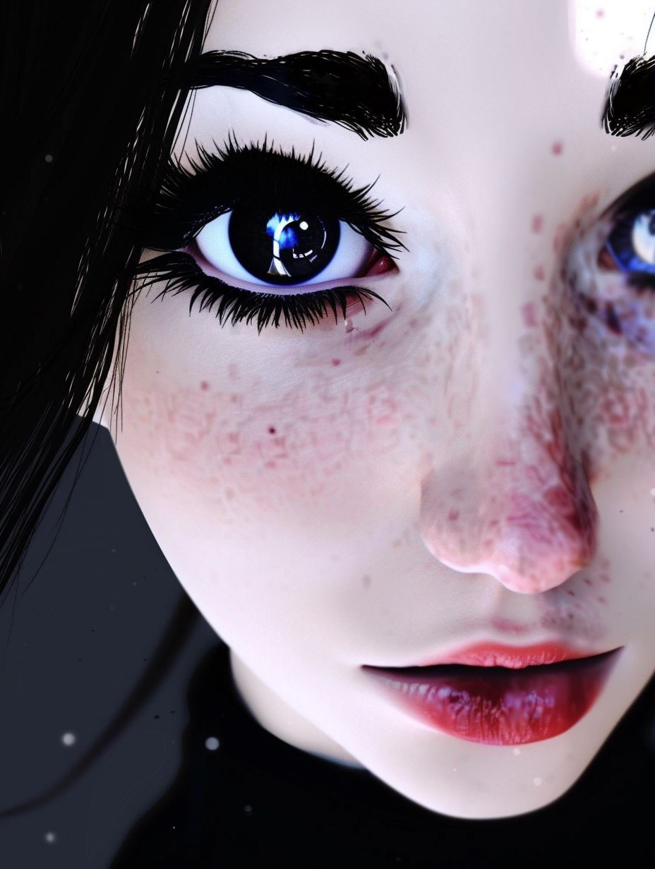 Hyper-Realistic Ethereal Digital Portrait