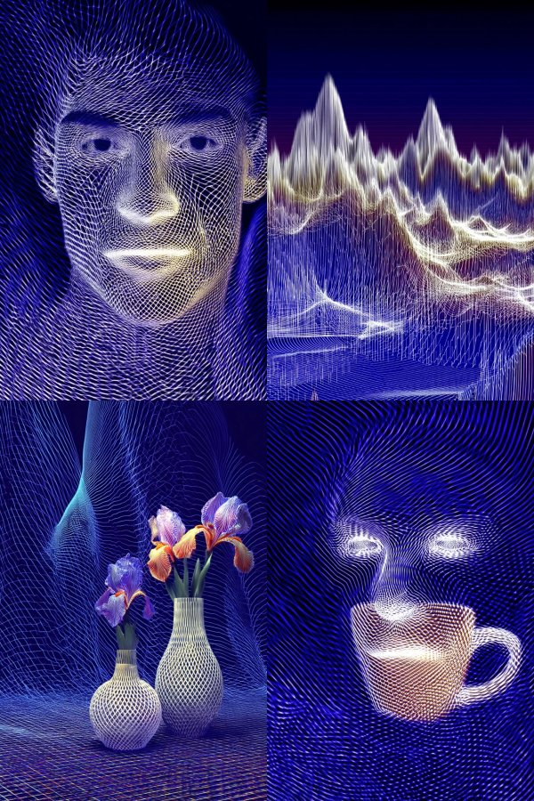 Electric Neural Mesh