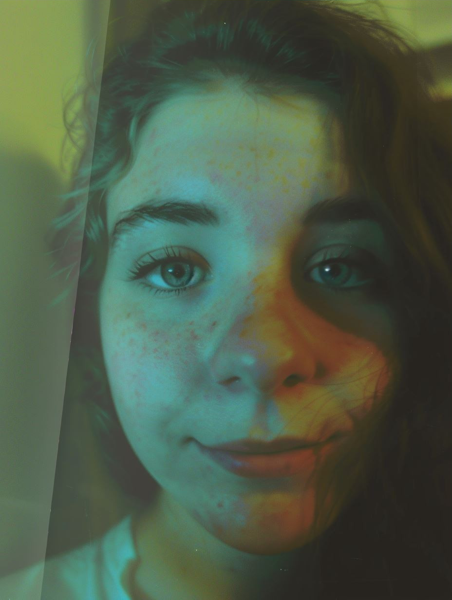 Hazy Nostalgic Film Portrait