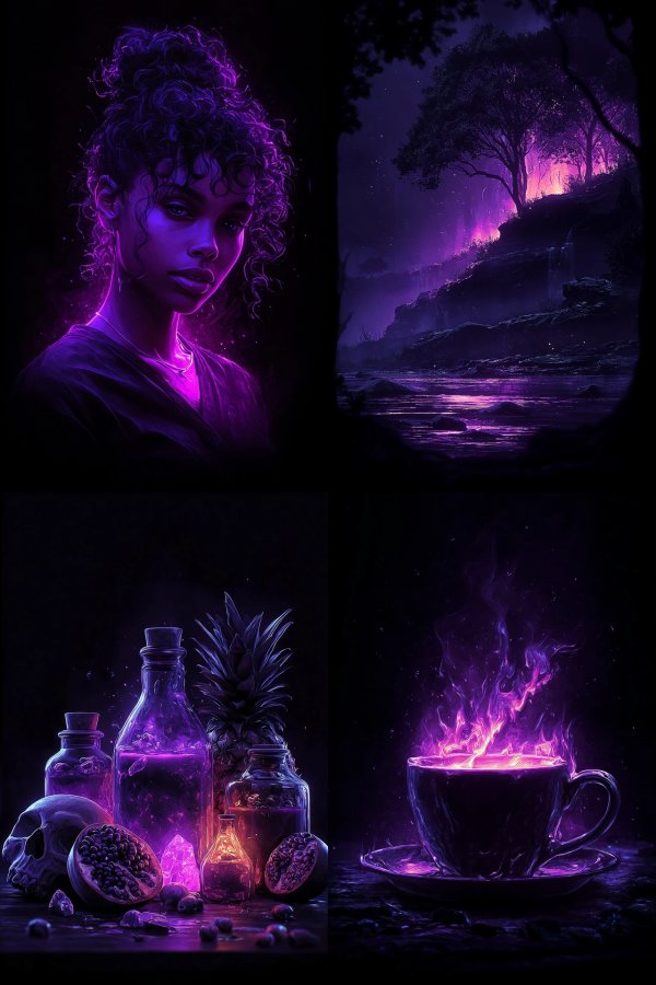 Neon Violet Dream