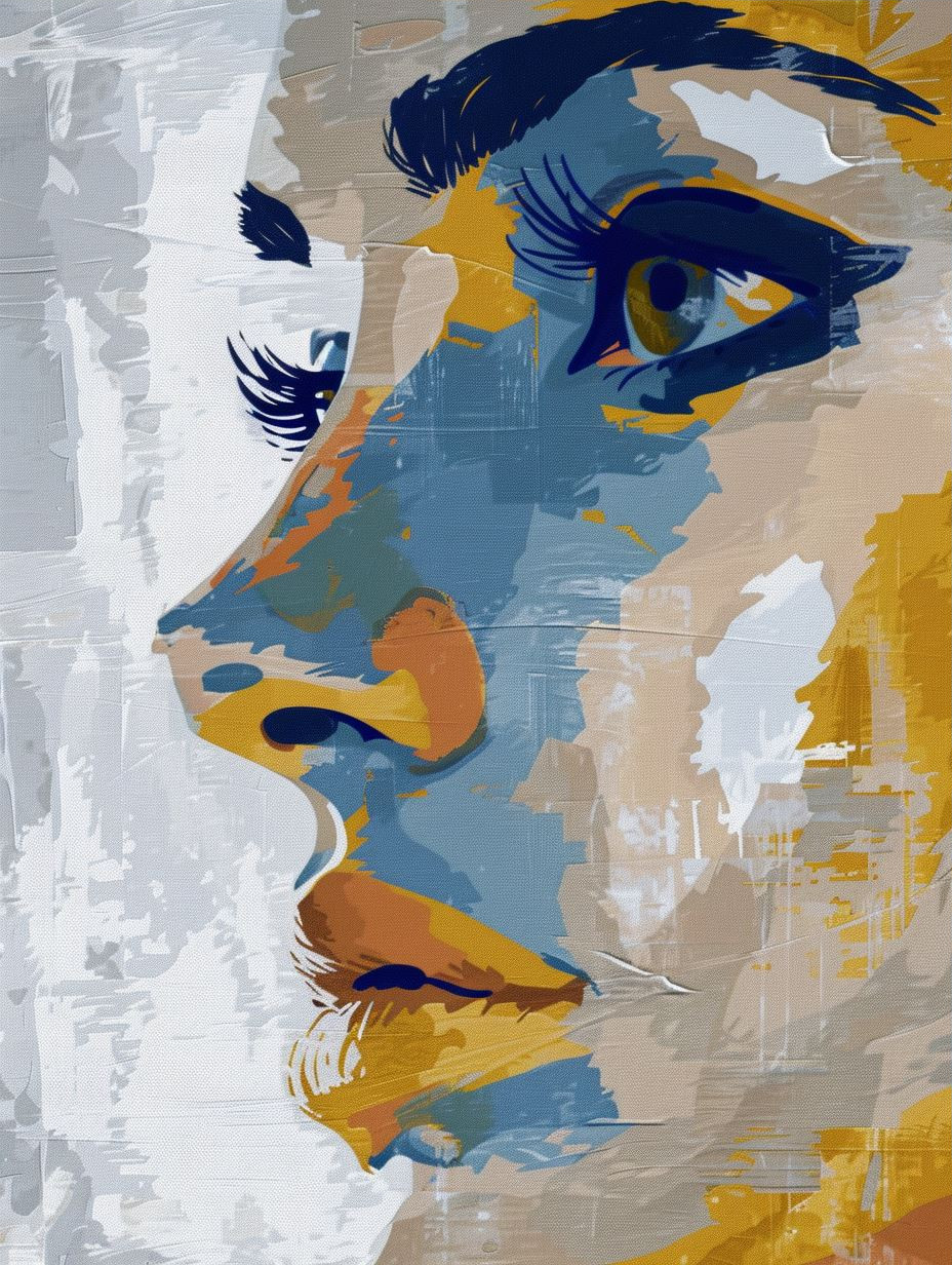 Abstract Palette Portrait