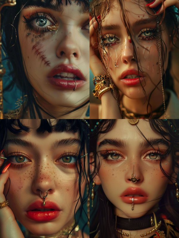 Gilded Scar Surrealism