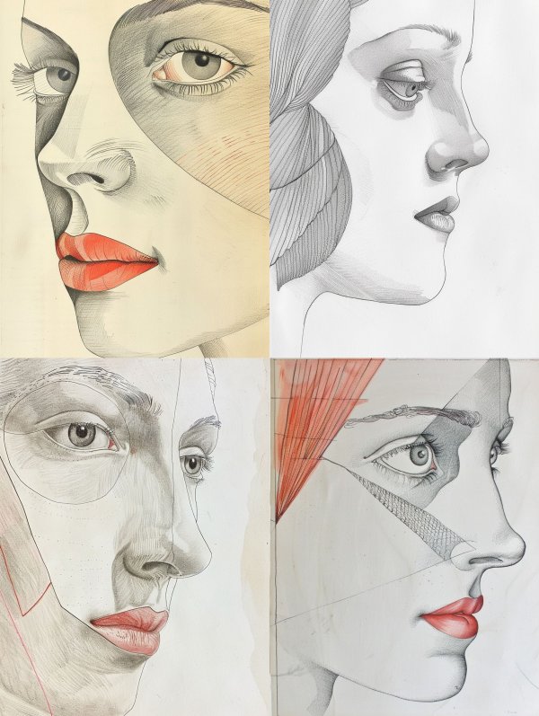 Linear Elegance Portrait
