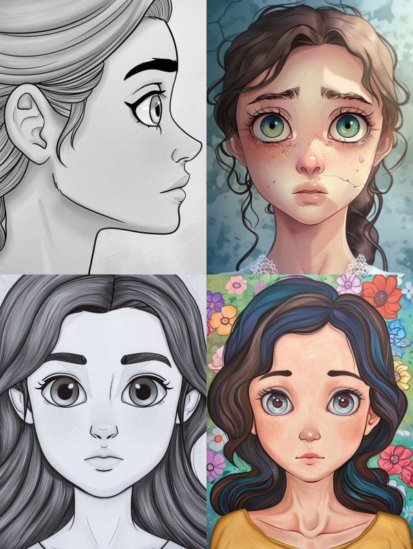 Digital Portrait Art Evolution