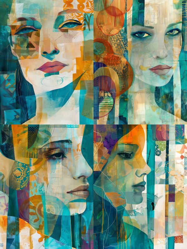 Abstract Azure Muse