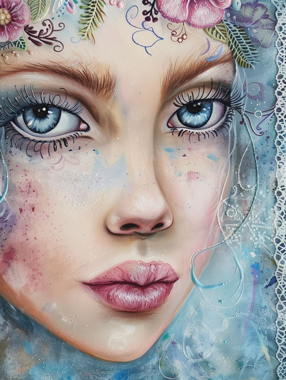 Floral Dream Ethereal Portrait