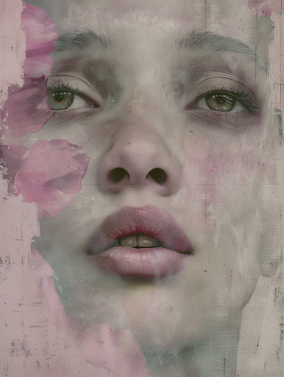 Fragmented Ethereal Portrait Study
