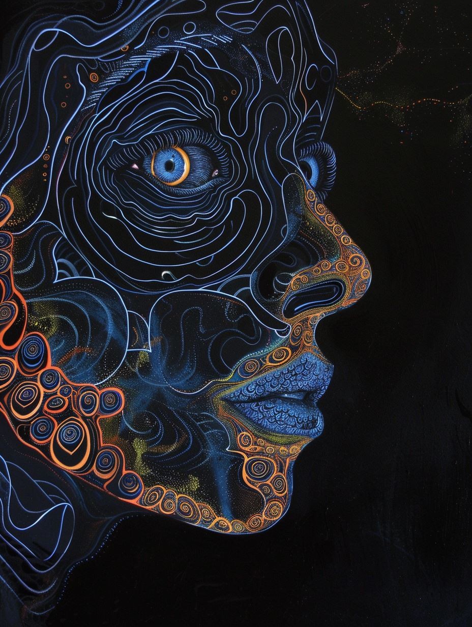 Celestial Stardust Portrait - Image 3