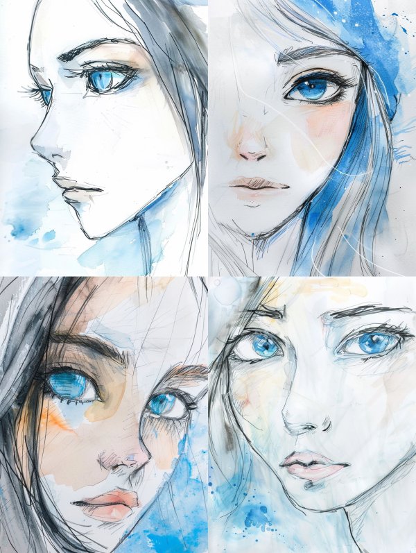 Azure Ethereal Sketch